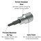 Teng Tools 1/2INCHDR.HEX.SKT, M121507-C M121507-C - alternate 3